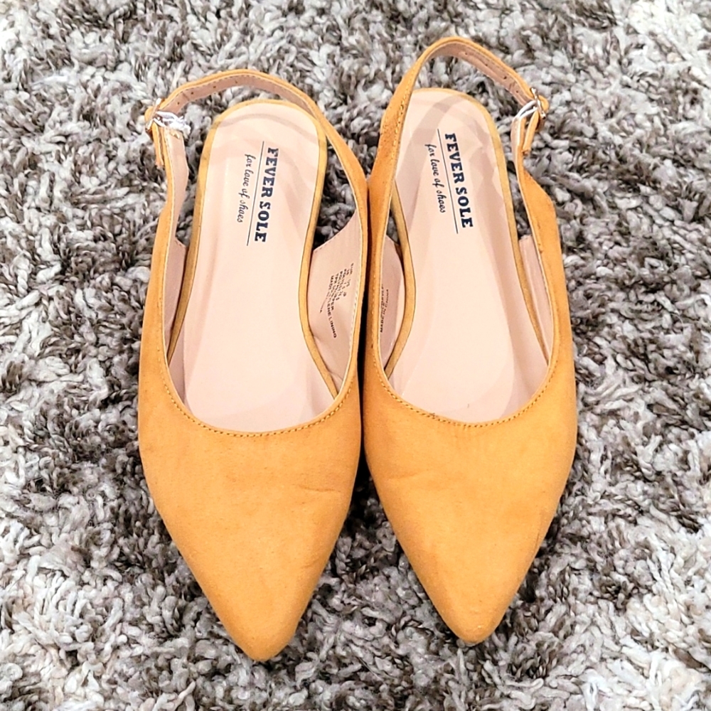 Sling back flats